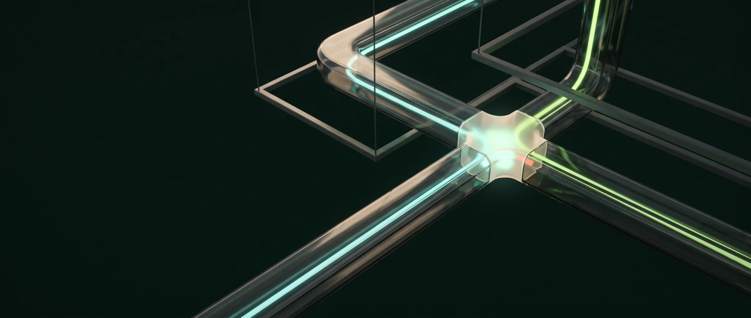 Abstract glass voice routing junction